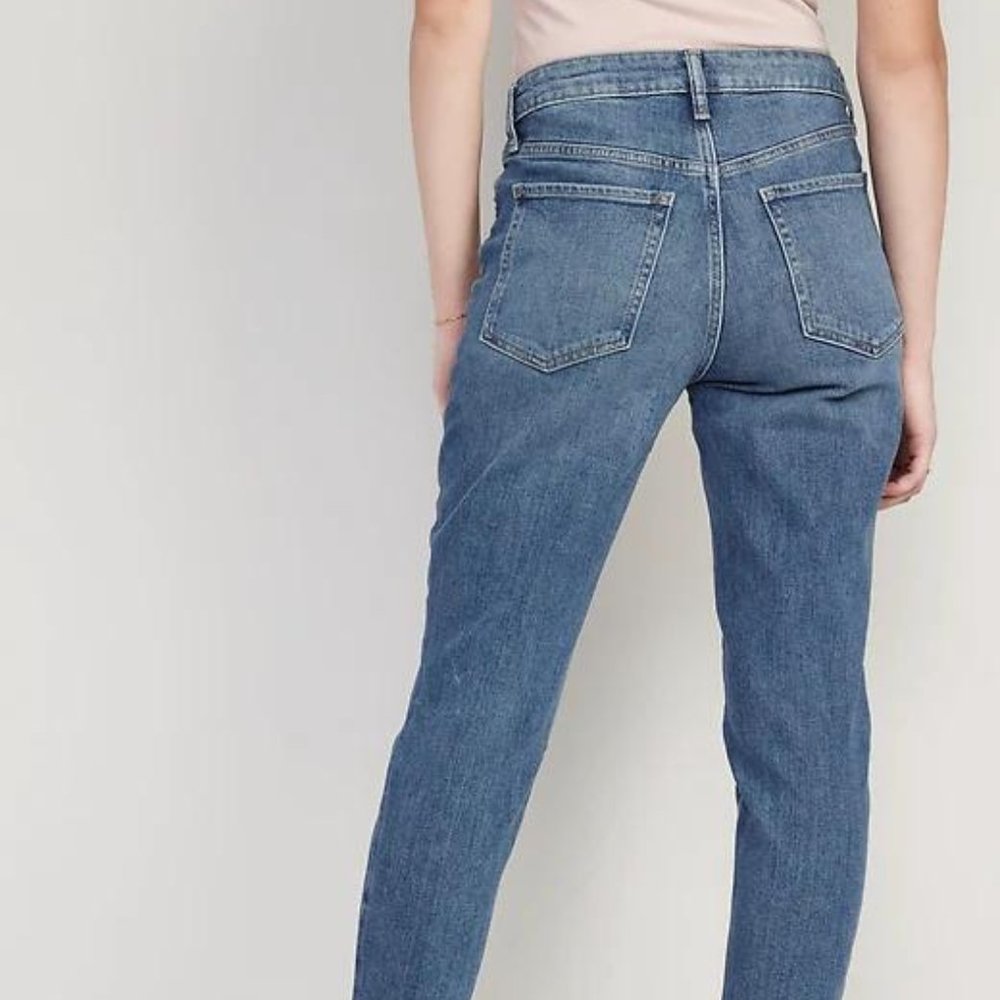 Old Navy High-Waisted OG Straight Ankle Jeans for Women New - Picture 10 of 11